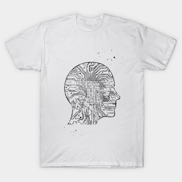 Artificial Intelligence T-Shirt by erzebeth